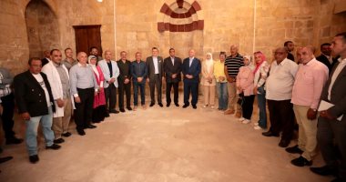 وزيرا السياحة والآثار والتنمية المحلية يفتتحان زاوية حسن الرومى بالخليفة