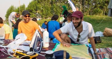 فى يوم التنظيف العالمى كريم قاسم وتامر عشرى يشاركان بمبادرة VeryNile لتنظيف النيل