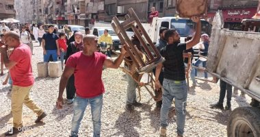 رفع 1500 حالة إشغال وإزالة تعديات المحال بالجيزة