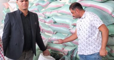 ضبط 5 أطنان أرز أبيض مجهول المصدر خلال حملة تموينية بمركز طلخا في الدقهلية