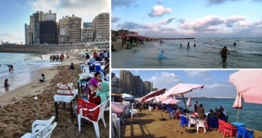 أيام وينتهى المصيف.. انخفاض نسبة الإشغال على شواطئ الإسكندرية لـ50%.. رفع الرايات الصفراء على شواطئ القطاع الغربى والخضراء شرقا.. وإطلاق مهرجان الرياضة للجميع.. واستمرار حملات المراقبة.. صور
