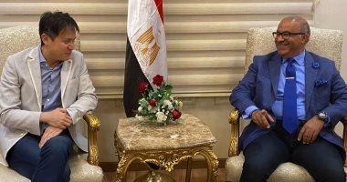 مساعد وزير التموين يستقبل المدير العام للمنظمة العالمية للملكية الفكرية.. صور