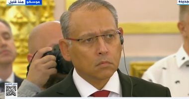 فلاديمير بوتين يعتمد أوراق السفير المصرى الجديد.. ويؤكد: نتواصل بشكل دائم مع الرئيس السيسي والقاهرة من أهم شركائنا فى القارة السمراء.. والسفير نزيه النجارى يؤكد دور العلاقات التاريخية الراسخة بين البلدين.. صور