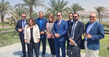 وزير تونسى يزور المتحف القومى للحضارة المصرية