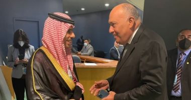 وزير الخارجية بصحبة نظيره السعودي من الأمم المتحدة: علاقة مصر والسعودية راسخة
