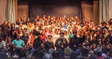 أطفال كنيسة مارجرجس بألماظة يقدمون أوبريت "النور الحقيقى" على مسرح مكتبة مصر الجديدة