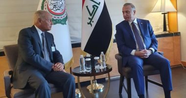 أبو الغيط يلتقى رئيس الوزراء العراقى.. ويؤكد أهمية الحوار لعلاج الأزمة الراهنة