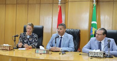 محافظ المنيا يستقبل وفد البنك الدولى والمكتب التنسيقى لبرنامج التنمية المحلية