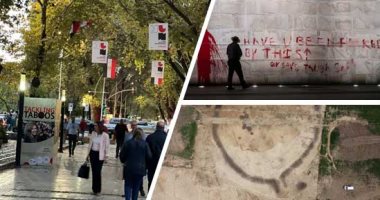 صور.. العالم هذا المساء.. أعلام مصر تزين الشوارع الرئيسية بالعاصمة الألبانية تيرانا احتفالا بالأسبوع الثقافى.. نصب واشنطن التذكارى يتعرض للهجوم بـ"طلاء أحمر".. الكشف عن أقدم هيكل من العصر الحجرى فى عاصمة التشيك