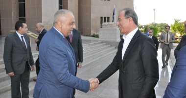 وزير الدولة لشئون الإعلام الأردنى يزور مدينة الإنتاج الإعلامى