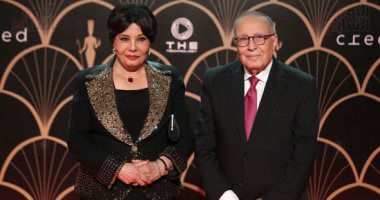 محمد فاضل وفردوس عبد الحميد وعمرو الليثى فى افتتاح مهرجان القاهرة للدراما