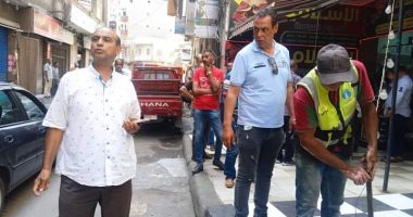 غلق 3 منشآت مخالفة والتحفظ على 262 إشغالا متنوعا بحى المنتزه أول بالإسكندرية
