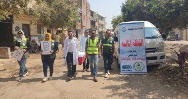 "مياه الشرب" بالجيزة تنظم قوافل مائية بقرى حياة كريمة بالصف وأطفيح