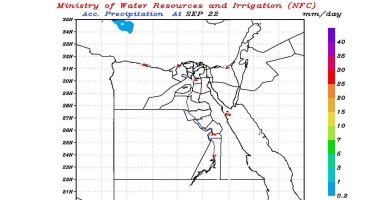 الرى تتوقع سقوط أمطار خفيفة يوم السبت على السواحل الشمالية الغربية