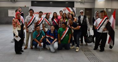 النقل تنظم زيارة لذوى الهمم لتفقد القطار الكهربائى الخفيف LRT.. صور