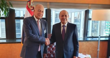 أبو الغيط يلتقى رئيس المجلس الرئاسى اليمنى.. ويؤكد: الحل السياسى السبيل لحل الأزمة