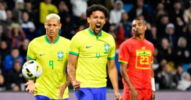 منتخب البرازيل يدمر شباك غانا بثلاثية فى الشوط الأول.. فيديو