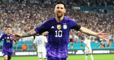 ميسي يسجل هدفا خرافيا مع الأرجنتين ضد الهندوراس