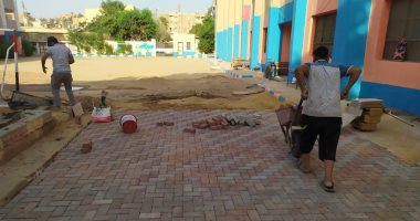 شاهد استعدادات مدارس كرداسة للعام الدراسى الجديد.. صور