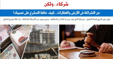 شركاء ولكن.. كيف حافظ المشرع على نصيبك؟.. عن "برلمانى"