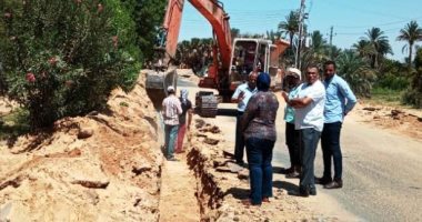 فريق "حياة كريمة" يتفقد مشروعات المبادرة بغرب سهيل وغرب أسوان والكوبانية