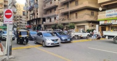 توحيد اتجاه حركة السيارات بمنطقة القومية في مدينة الزقازيق بالشرقية