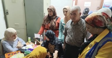 الكشف على 396 قافلة طبية تخصصية بقرية "كفر رماح" ضمن حياة كريمة فى المنوفية