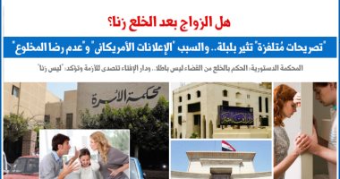 حديث الساعة.. هل زواج المرأة بعد الخلع زنا؟.. نقلا عن "برلماني"