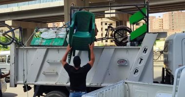رفع 2100 حالة إشغال فى حملة مكبرة بالهرم