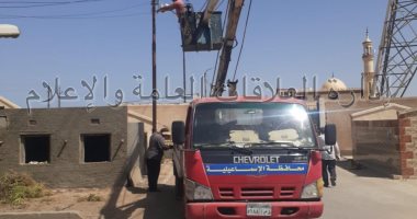 محافظ الإسماعيلية يوجه بإنارة مقابر  مدينة المستقبل