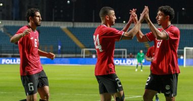 محمد عبد المنعم يعود للتهديف بقميص المنتخب بعد غياب 190 يوما