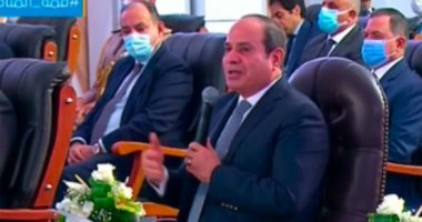 تليفزيون "اليوم السابع" يرصد أهم تصريحات للرئيس السيسى خلال افتتاحات اليوم