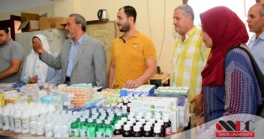 جامعة طنطا تقدم خدماتها الطبية لـ995 حالة بالقافلة الشاملة بـ"قطور"