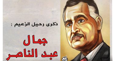 ذكرى رحيل الزعيم جمال عبد الناصر.. في كاريكاتير اليوم السابع