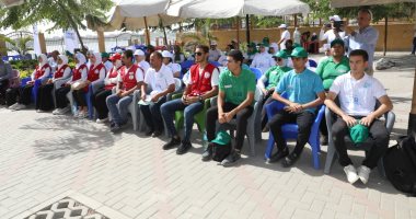 نائب محافظ بنى سويف يشهد تدشين حملة لتنظيف مجرى نهر النيل.. صور