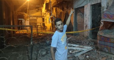 شاهد عيان يروي تفاصيل انهيار شرفة عقار.. ونجاة السكان بمنطقة فلمنج بالإسكندرية.. صور