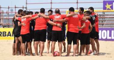 منتخب مصر يواجه السنغال في نهائي بطولة كوسافا الدولية للكرة الشاطئية 