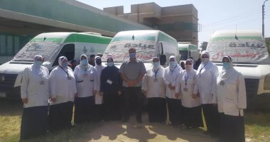حياة كريمة ببنى سويف: الكشف وتوفير العلاج لـ1550 فى قافلة طبية بقرية لاجودة