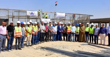 محافظ الأقصر يتفقد العمل فى المشروعات التنموية بمدن أرمنت والقرنة والبياضية