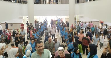 محافظ أسيوط ورئيس الجامعة يفتتحان الجامعة الأهلية.. صور