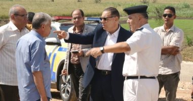 محافظ الشرقية يتابع تركيب لوحات إرشادية لتوحيد الاتجاهات المرورية بالقومية