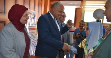 رئيس جامعة السادات يهنئ باحثة من ذوى الإعاقة البصرية لحصولها على الدكتوراه