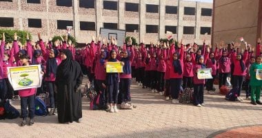 طابور صباح وإذاعة مدرسية.. انتظام الدراسة فى مدارس الغربية