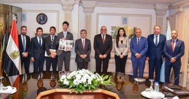 رئيس العربية للتصنيع يبحث مع سفير اليابان تعزيز الشراكة في مجالات التصنيع المختلفة   