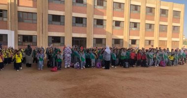 انطلاق الفصل الدراسى الثانى داخل 124 مدرسة ببنى سويف اليوم