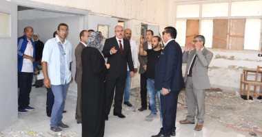 كلية التربية الرياضية بجامعة قناة السويس تواصل تطوير بنيتها التحتية  