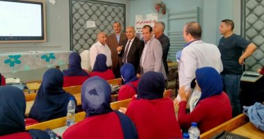 تفقد مدارس البدرشين ثالث أيام العام الدراسى.. صور