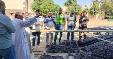 معاون محافظ بنى سويف يتابع تنفيذ مشروعات إنشاء أسواق ومواقف ووحدات إطفاء