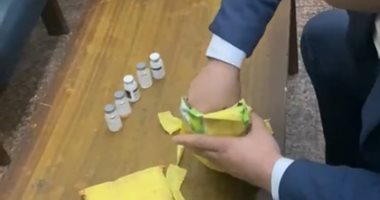 جمارك مطار القاهرة تضبط محاولة تهريب عدد من الأمبولات الدوائية