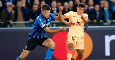 كلوب بروج يزيد أوجاع أتلتيكو مدريد بهدف فى الشوط الأول بدوري أبطال أوروبا